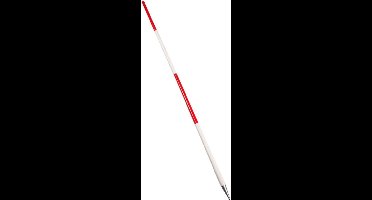 Nestle jalonstok - 200cm - hout - rode top