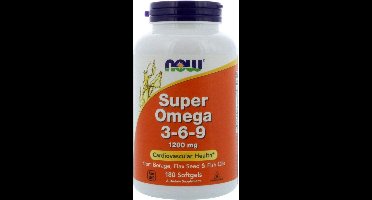 NOW - Super Omega 3-6-9 - 90 softgels (1200mg)