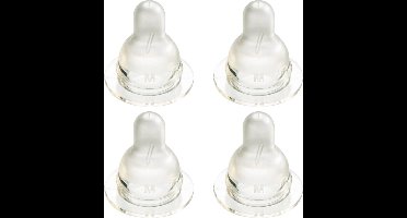 Difrax Flessenspeen Natural - Medium - 4 stuks