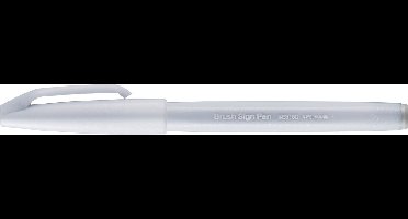 Pentel Brush sign pen - lichtgrijs