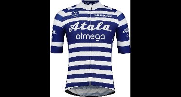Retro Atala Ofmega fietsshirt met korte mouwen en lange rits-S