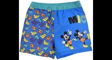Mickey Mouse zwemshort - blauw - Disney zwembroek - maat 116