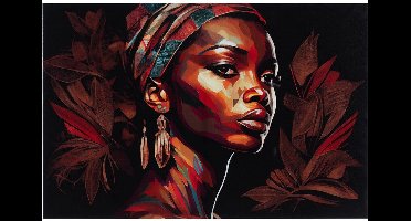 Canvas Afrikaanse 118 x 78 cm