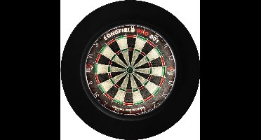 Dartbord Surround Zwart met LED Verlichting – 90 Leds – 3 cm Dik – Voor Optimale Dartbordbescherming en Verlichting – Longfield Darts
