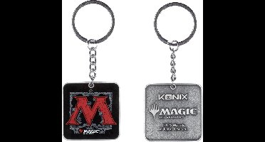 Konix 78441121182, Sleutelhanger, Zwart, Rood, Metaal, Unisex, Alle, 40 mm