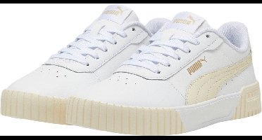 PUMA Carina 2.0 Dames Sneakers - PUMA White-Sugared Almond-PUMA Gold - Maat 37.5