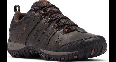 Columbia WOODBURN II WATERPROOF Heren Wandelschoenen - Cordovan, Cinnamon