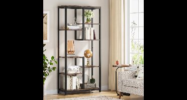 SureDeal® - Design Kast - Huiskamer - Boekenkast - Modern - 80x30x176 cm - Balkon - Slaapkamer - Binnen Kasten - Kantoor - Woonkamer