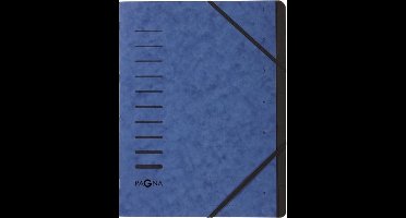Pagna 1554277 Ordner Blauw Din A4 Pressspankarton Aantal Vakken: 7