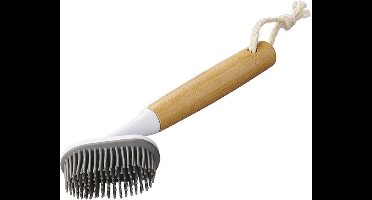 ProPlus Siliconen Afwasborstel - 23 cm - Schoonmaakborstel - Afwasgereedschap - Zacht voor Servies - Bamboe - Krasvrij - Hygiënisch