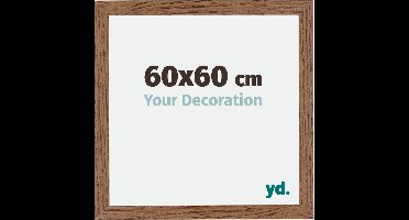 Your Decoration - Fotolijst 60x60 cm - MDF - Eiken Rustiek - Mura