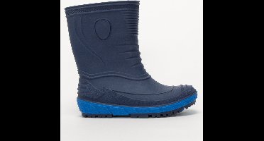 G&G-Rubberen kinderlaars-Ronde neus en goede gripzolen-Blauw-Maat 26