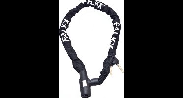 Falkx Kettingslot 100 cm 6 mm - slot voor fiets - staal - zwart