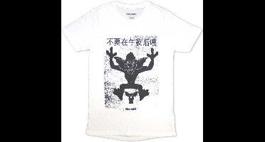 Gremlins - Stripe & Gizmo Japanese Heren T-shirt - L - Wit