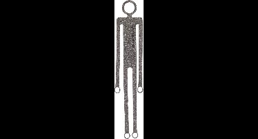 Vacavaliente - Amigos Boekenlegger - Gerecycled Leer - Grijs