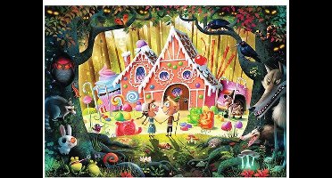 Ravensburger puzzel legpuzzel Hans en Grietje - 1000 stukjes fantasie.