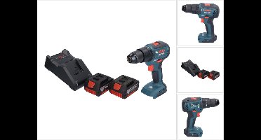 Bosch GSB 18V-55 Professionele accu klopboormachine 18 V 55 Nm borstelloos + 2x accu 5.0 Ah + lader