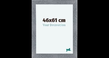 Your Decoration - Fotolijst 46x61 cm - MDF - Aluminium Geborsteld - Como