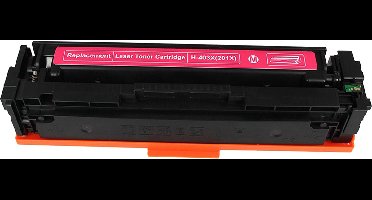 Laser Toner Cartridge (201X) Geschikt voor CF403X Magenta | Geschikt voor HP Color Laserjet Pro M252, M252DN, M252N, (MFP) M277, M277DW, M277N en M274N (Zwart, Cyaan, Magenta & Geel) printer