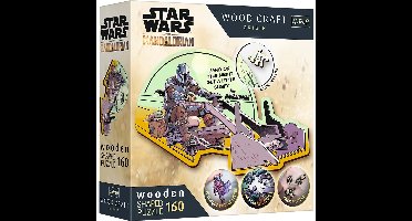 Trefl Trefl - Puzzels - 160 Houten Puzzels" - De Mandaloriaan - Hereniging / Lucasfilm Star Wars De Mandaloriaan FSC Mix 70%".