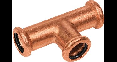 Bonfix Pressfitting roodkoper WATER T-koppeling - verlopend 15x22x15 - 3 x press - (m-profiel)