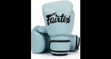 Fairtex BGV20 Genuine Leather Bokshandschoenen - echt leer - Pastel Blauw 14 oz
