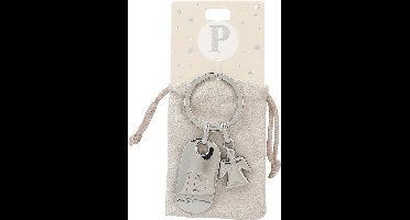 Depesche - Beschermengel sleutelhanger met letter P