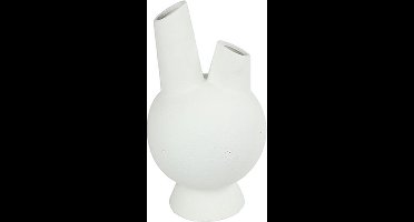 Countryfield Vaas Antonie aardew L24,5B24,5H43,5CM wit