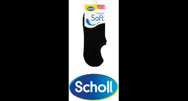 6 paar Scholl Everyday Soft Footies Sokken - Maat 35-38 - Zwart