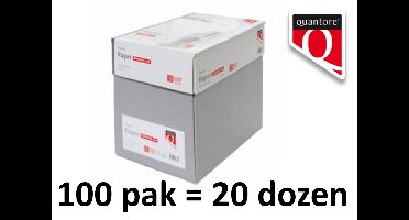 Quantore Economy Kopieerpapier - 100 x pak 500 vel - 80 gr - wit - businesspack (20 dozen)