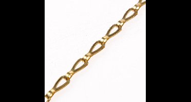 Deltafix ketting patentketting messing 19.6 x 0.5 mm - per meter