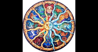 Houten puzzel Maan A3 formaat