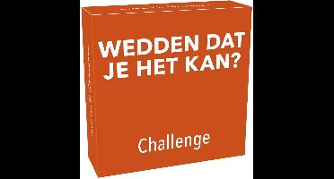 Tactic Wedden Dat Je Het Kan? Challenge! – Bordspel – Familiespel – Partyspel – 3-8 Spelers – Vanaf 10 jaar