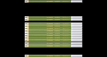 Kleurpotloden STABILO CarbOthello kalkpastel loofgroen | 12 stuks