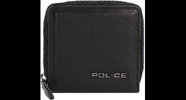 Police PT16-10368 Leren portemonnee 12 cm - Dames - Horizontaal - black