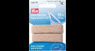 Elastische schouderband - 15 mm beige