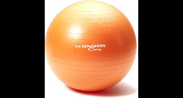 Wonder Core Gymbal Fitness Yoga Pilates Fitness Bal - Antiburst - 65 cm - Oranje -- Zitbal Zwangerschapsbal - Fitness accessoires