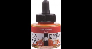 Amsterdam Acrylic Ink Fles 30 ml Vermiljoen 311