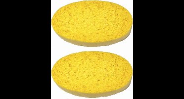 Viscose Spons XXL - Set a 2 Stuks!! - Afmeting: 19,5 x 11 x 4 cm.