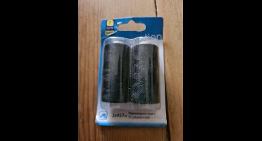 Sorbo 2x457m Polyestergaren zwart