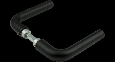 Ami Deurkruk - L-model - aluminium - 53-57 deurdikte - gitzwart