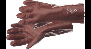 SafeWorker 213550 PVC HANDSCHOEN 35CM 01070085 - 12 stuks - Een Kleur - 10