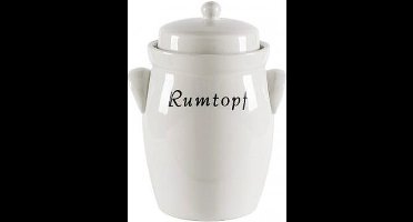 Rumtopf 5 liter crèmekleurig