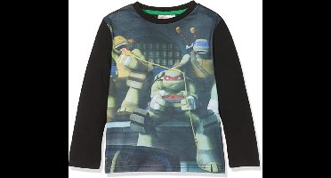 Teenage Mutant Ninja Turtles - Longsleeve - Zwart / Multi-kleur - 98 cm - 3 jaar - Polyester/katoen