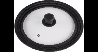 Xavax Universeel Glazen Deksel Met Siliconen Rand 24-28