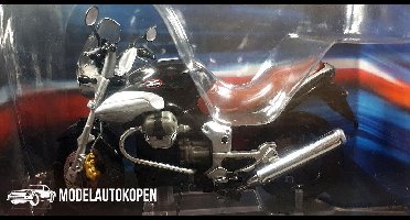 Moto Guzzi Breva V1100 (Zwart) (12 cm) 1/24 Atlas Superbikes - Modelmotor - Schaalmodel - Model motor - Miniatuurmotor - Miniatuur motor