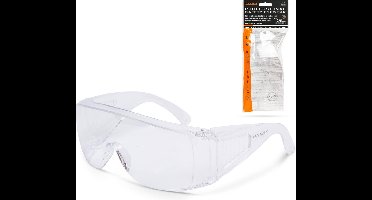 Handy - Professionele Overzet Veiligheidsbril - Overzetbril - Vuurwerkbril - met UV bescherming