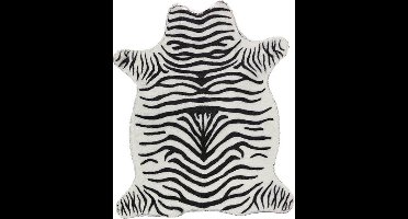 PIA Soft Toys - Zebra vloerkleed - Imitatie dierenvel - 90 cm