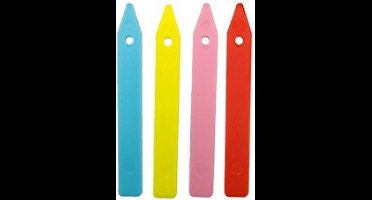 Steeketiketten Kleur 40 stuks 10 cm
