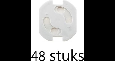 GS stopcontactbeschermers 48 stuks - Kinderbeveiliging voor stopcontact - Stopcontactbeveiliging